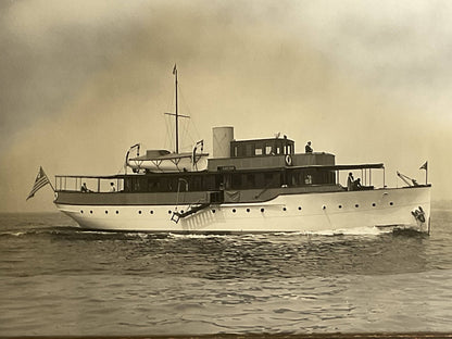 Photograph Of The Lawley Yacht Caritas