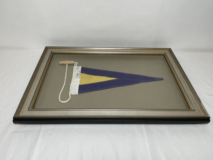 Framed International Code of Signals Third Substitute Pennant