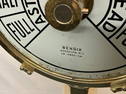 Solid Brass Ships Telegraph By Bendix