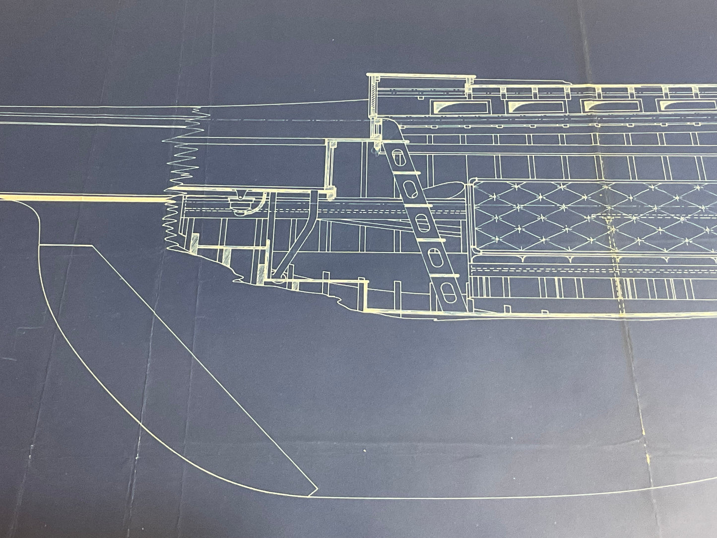 Yacht Blueprint of the Q Class Sloop "TARTAR"