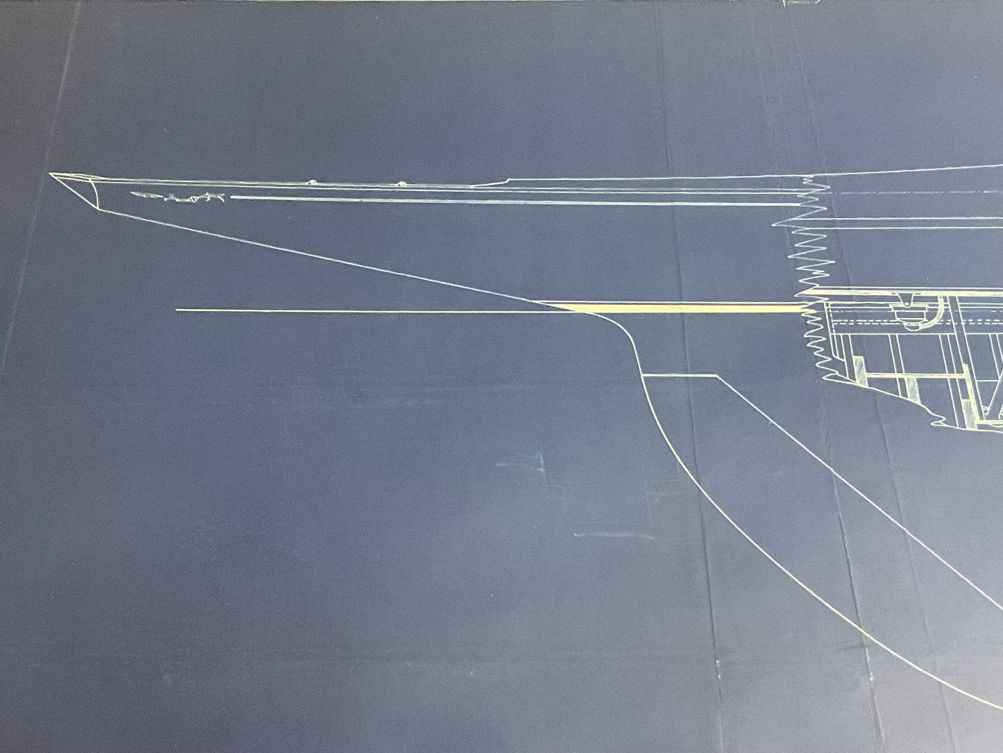 Yacht Blueprint of the Q Class Sloop "TARTAR"