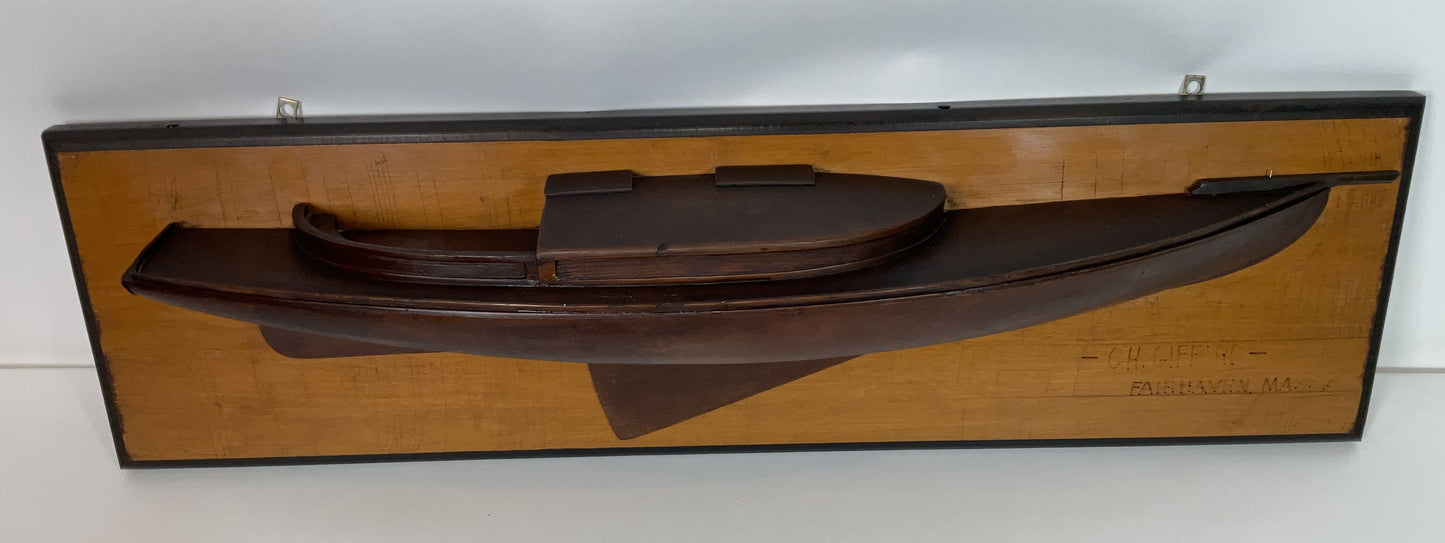 Rare Builders Half Model by Marine Artist Charles Henry Gifford