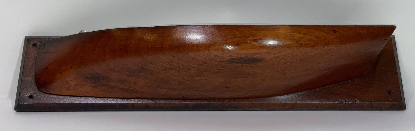 Antique Half Model of a Cape Cod Catboat