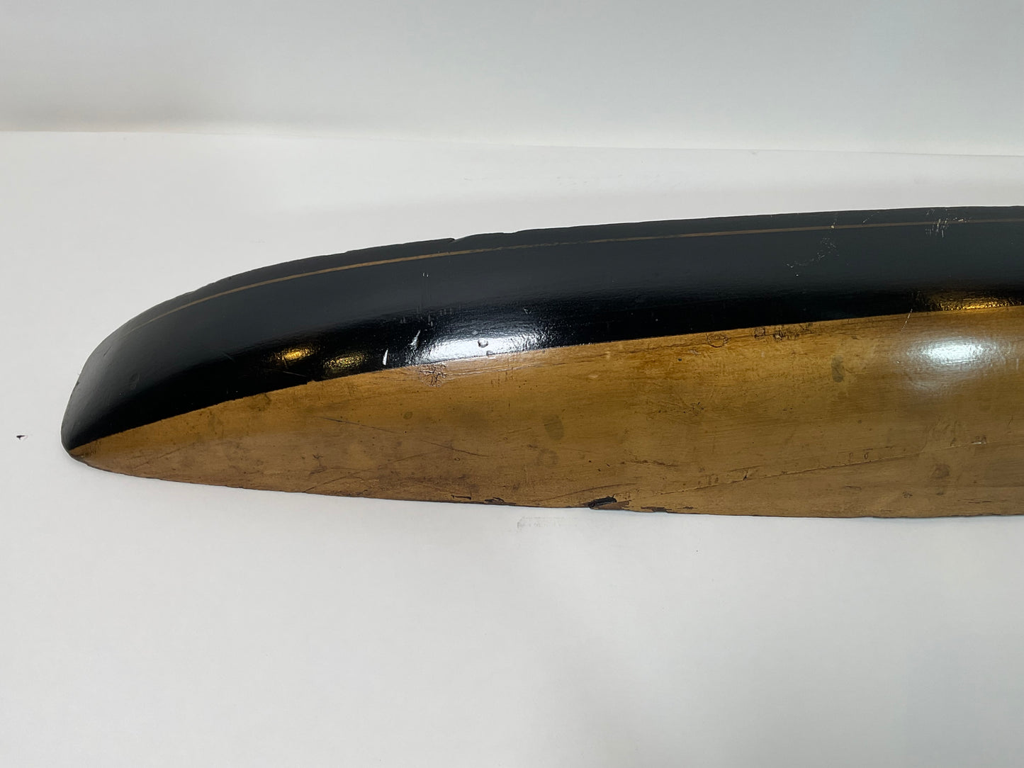 Long Sleek Builders Half Model of a Motor Yacht