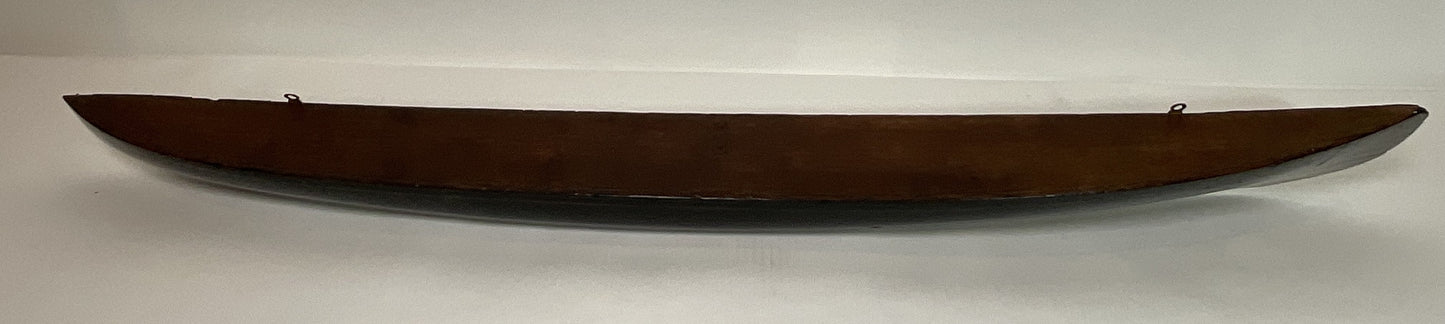 Long Sleek Builders Half Model of a Motor Yacht