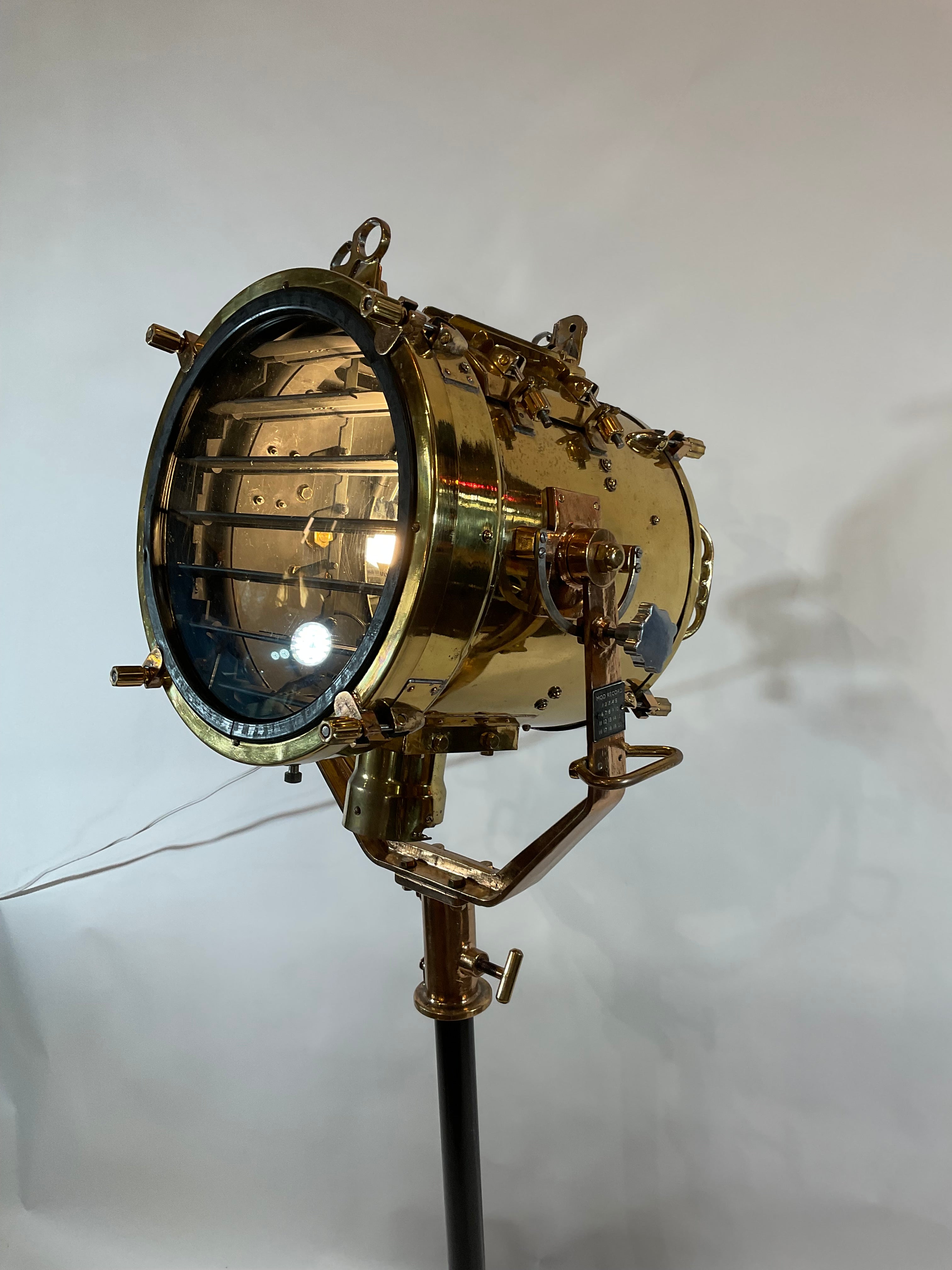 British Royal Navy Searchlight and Signal Light – Lannan Gallery