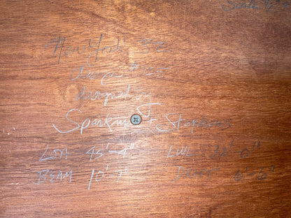 Fine Half Model of a New York 32 Sailing Yacht