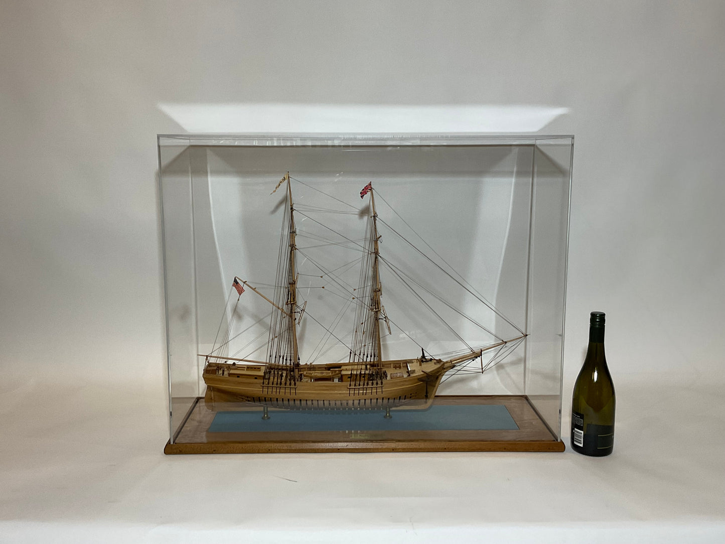 Ship model of Brig Pilgrim by Hitchcock