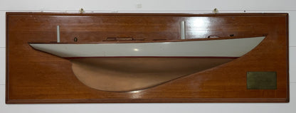 Rare Builders Half Model of the Herreshoff Yacht Avanti