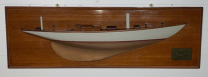 Rare Builders Half Model of the Herreshoff Yacht Avanti