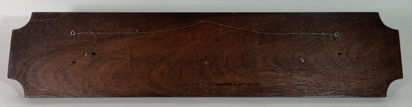 Antique Motor Launch Half Model with Painted Hull