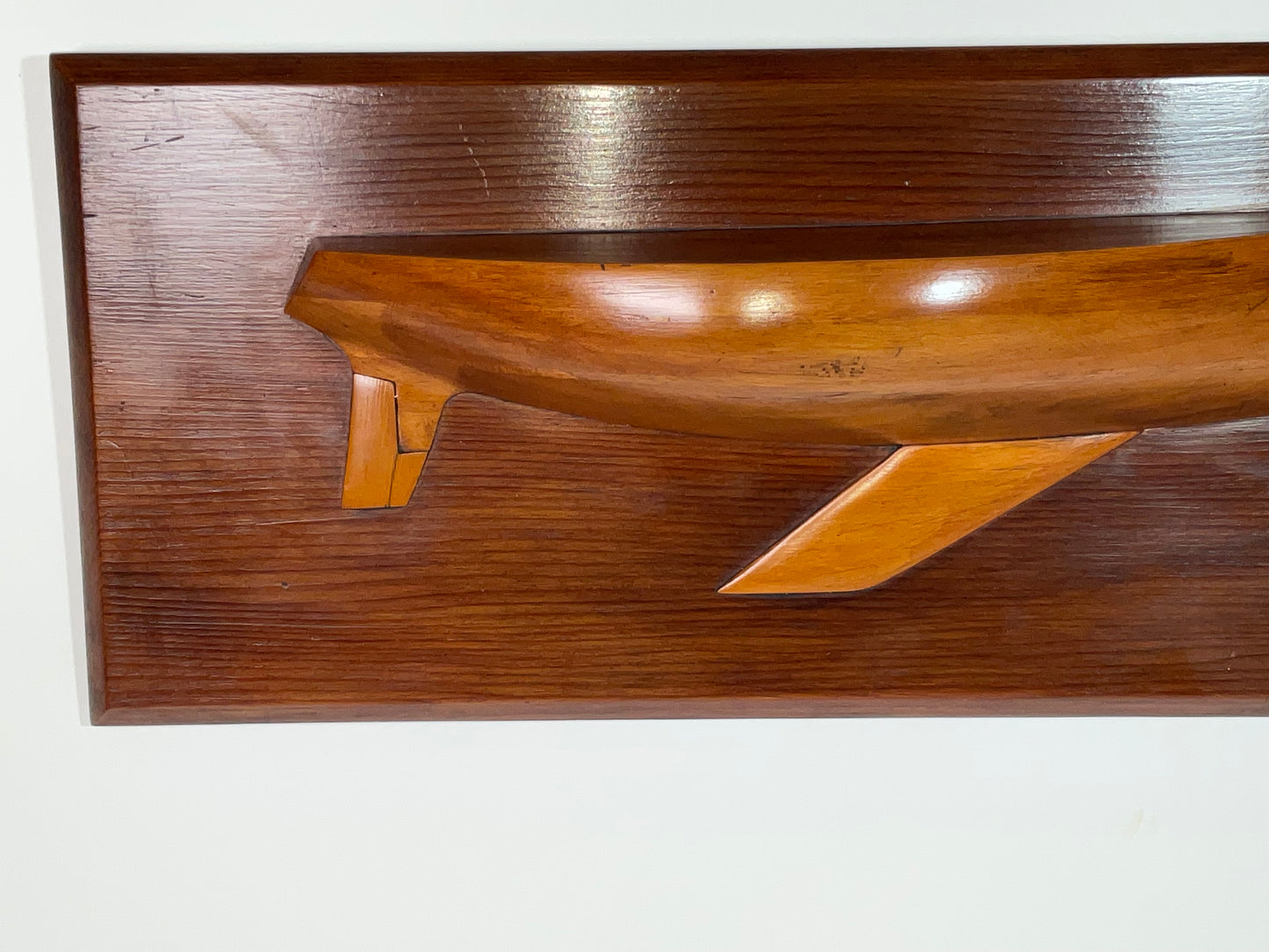 Half Model of a Sailboat Called Rub a Dub Dub