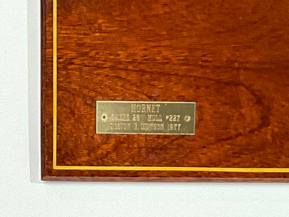 Half Model of the Sailing Yacht Hornet Carved by James Nash