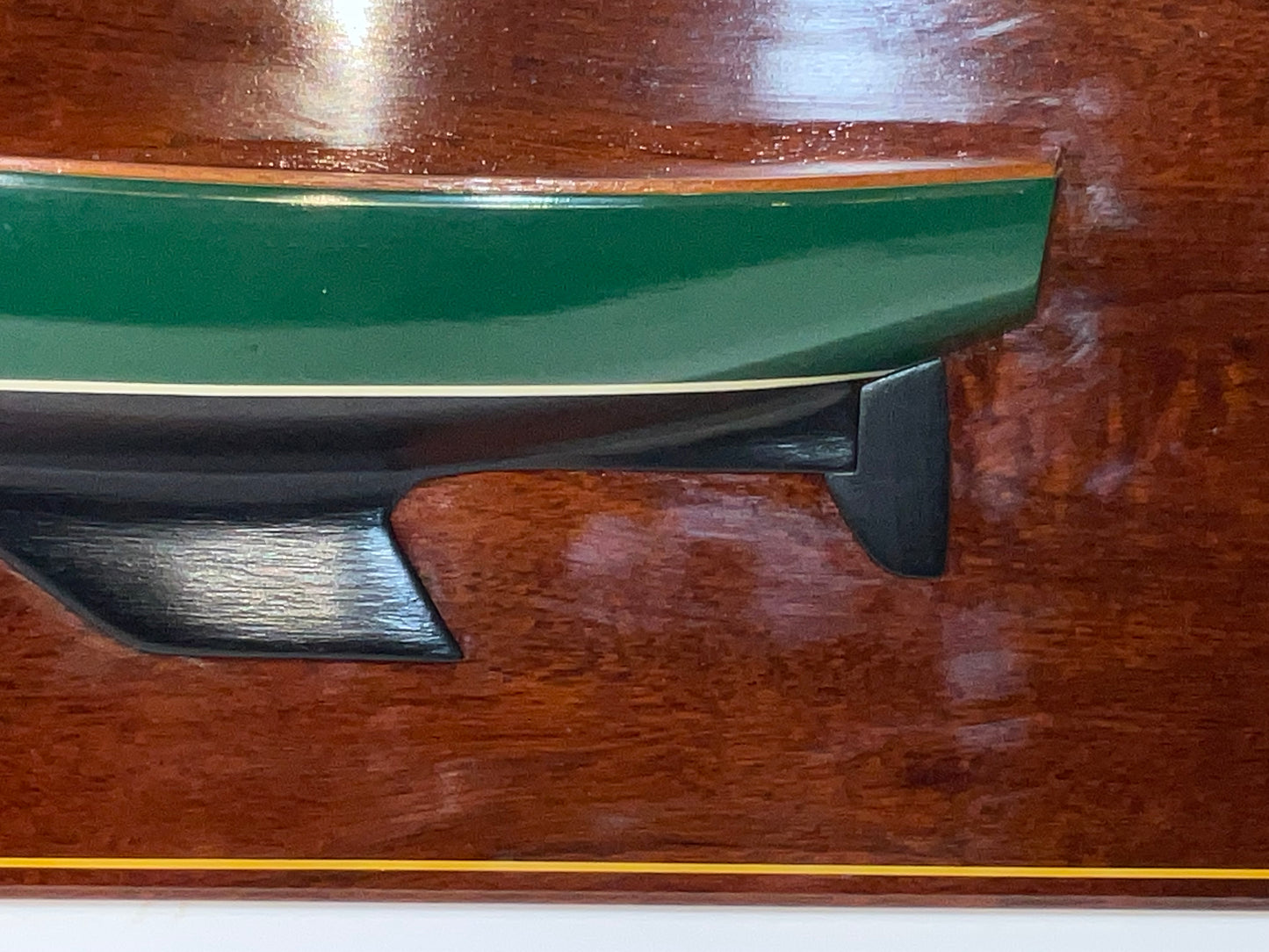 Half Model of the Sailing Yacht Hornet Carved by James Nash