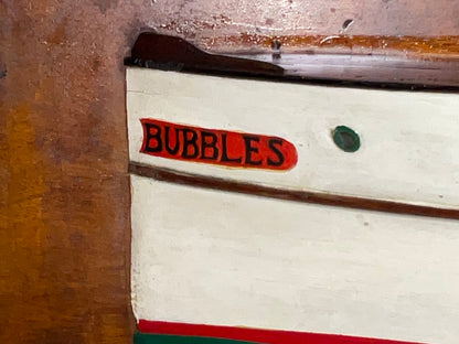 Antique half models of the Motor Yacht "Bubbles,"