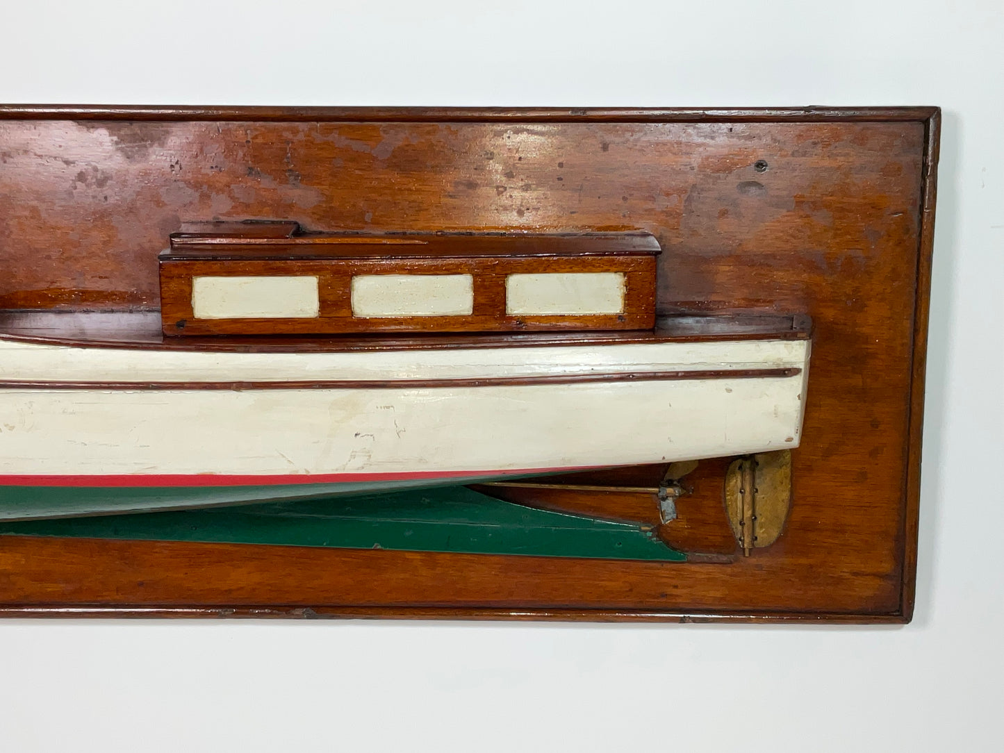 Antique half models of the Motor Yacht "Bubbles,"