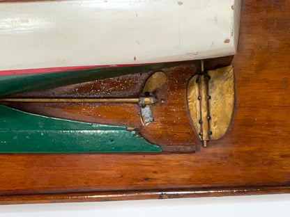 Antique half models of the Motor Yacht "Bubbles,"