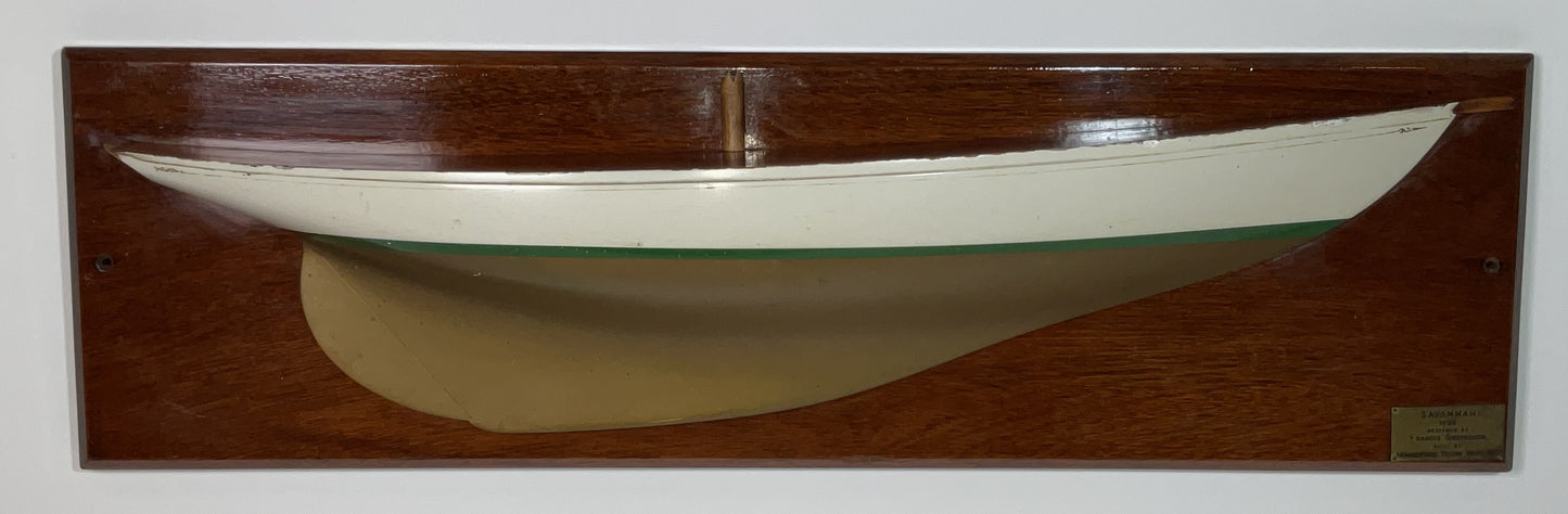 1933 Boatyard Builders Half Model of the Savannah