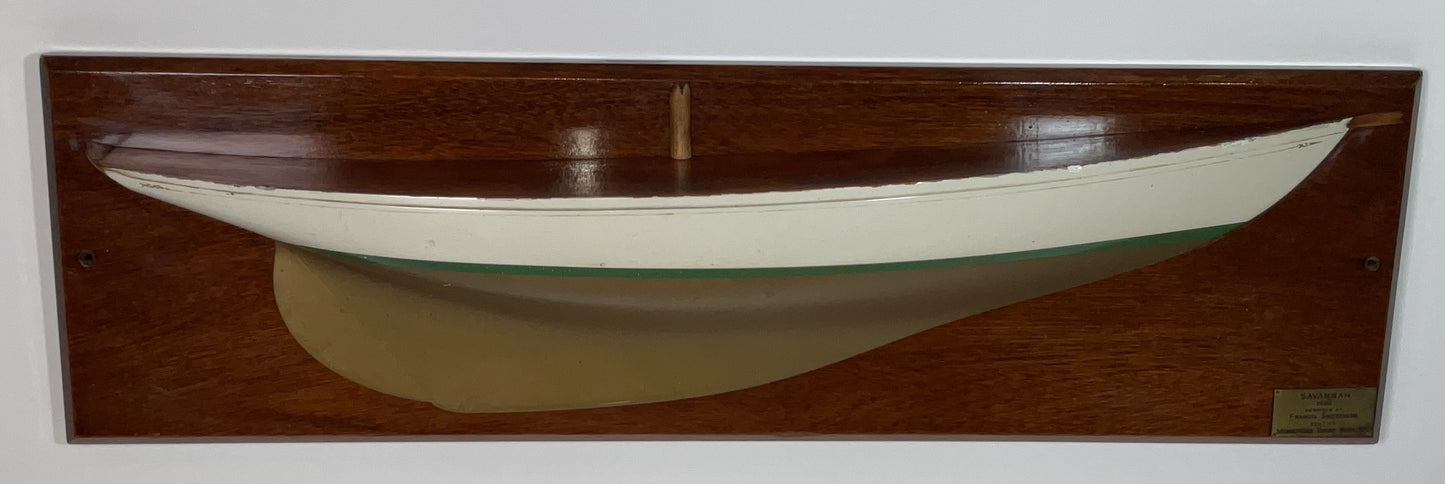 1933 Boatyard Builders Half Model of the Savannah