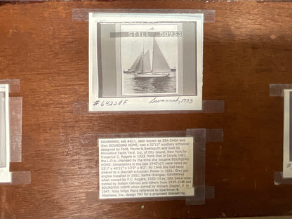 1933 Boatyard Builders Half Model of the Savannah