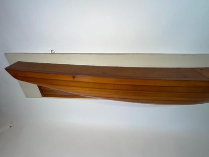 Big Beautiful Half Model of a Merchant Schooner