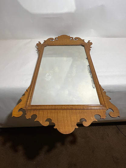 Antique Tiger Maple Mirror