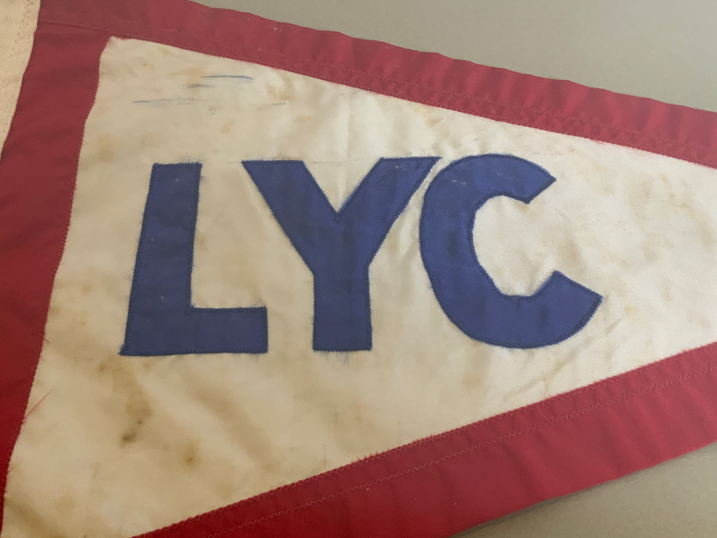 Vintage Lauderdale Yacht Club Framed Burgee