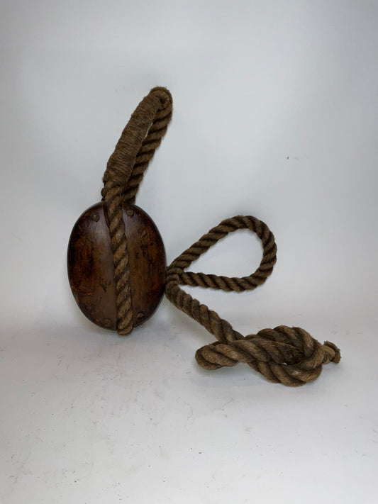 Rare Pulley Block from the USS Constitution