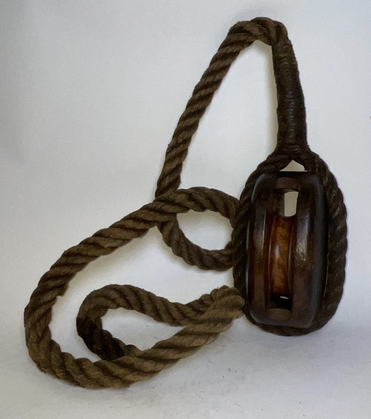 Rare Pulley Block from the USS Constitution