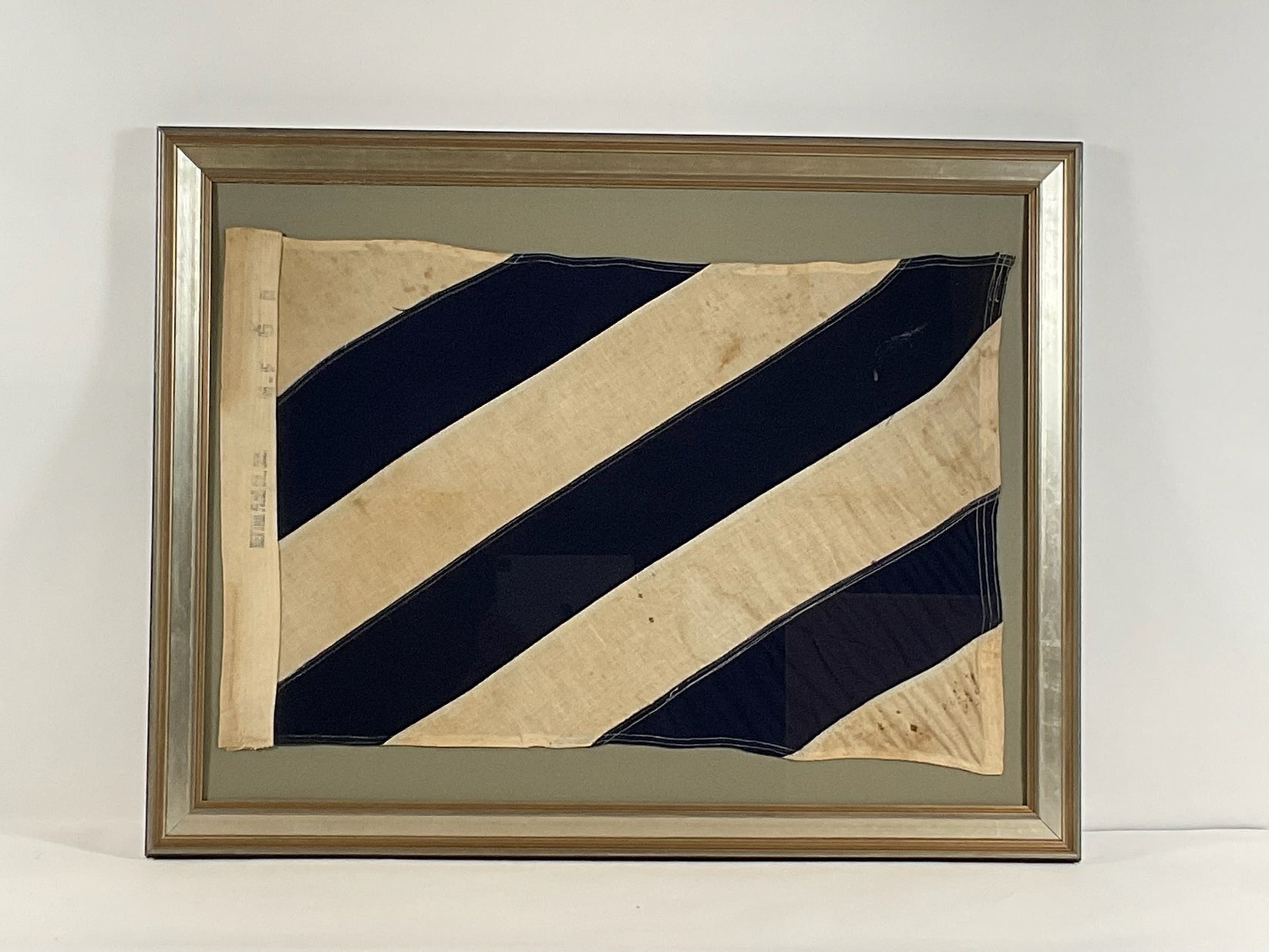 Framed Nautical Flag by Dettra Lannan Gallery