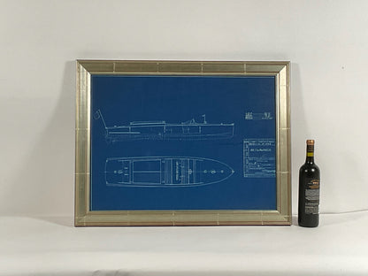 Rare Boat Blueprint from George Lawley