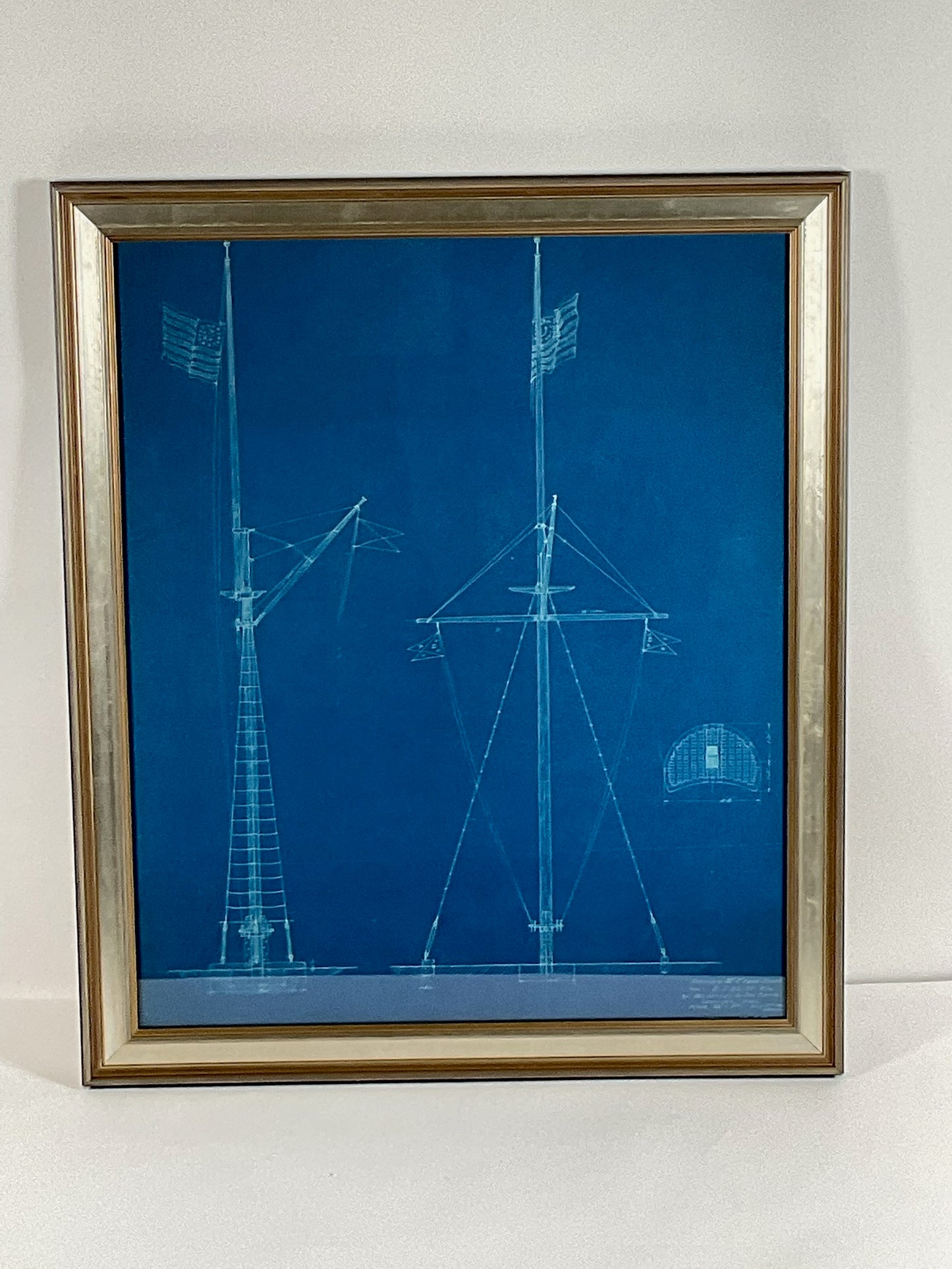 Edgartown Yacht Club 1936 Mast Blueprint