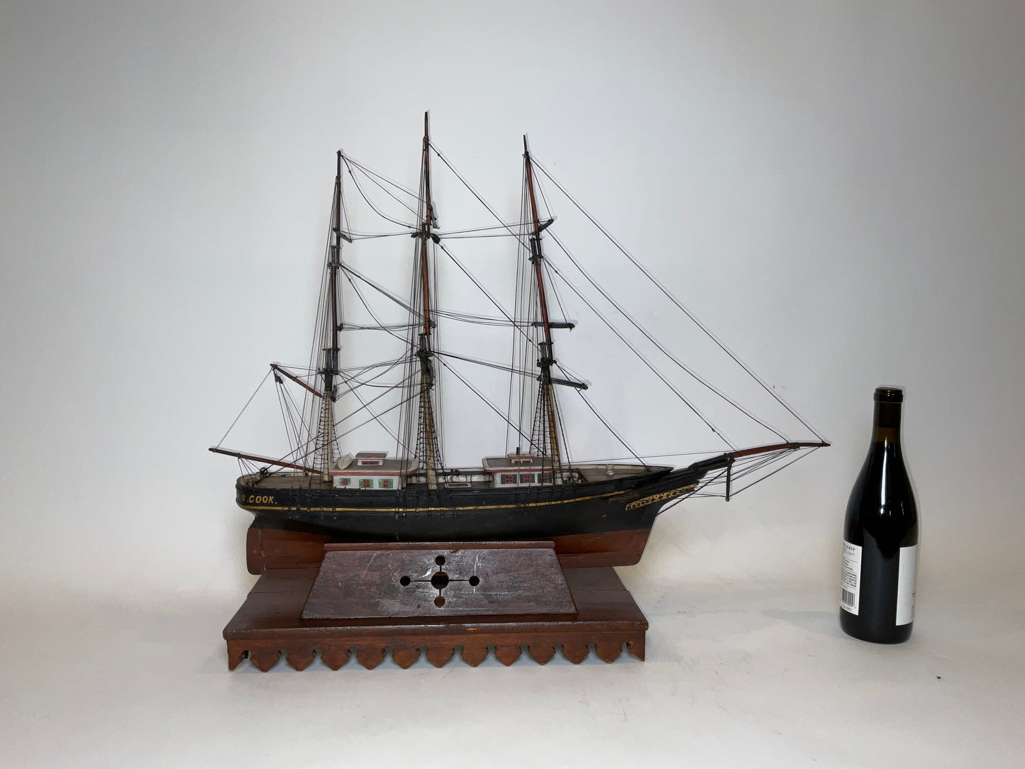 Ship Model of the Bark W.S. Cook