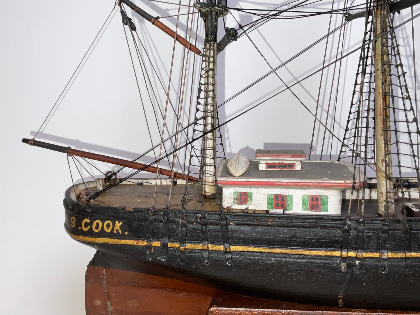 Ship Model of the Bark W.S. Cook