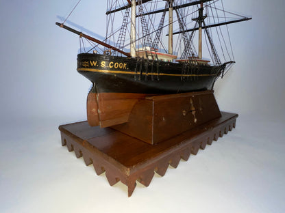 Ship Model of the Bark W.S. Cook