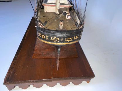 Ship Model of the Bark W.S. Cook