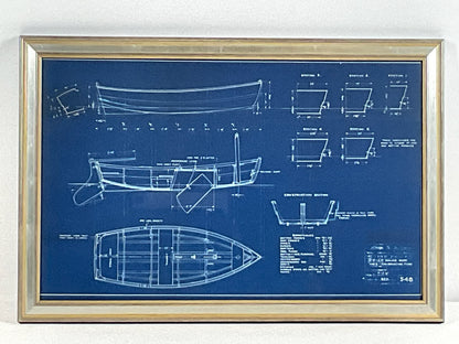 Alden Design No. 548, Sailing Skiff Blueprint