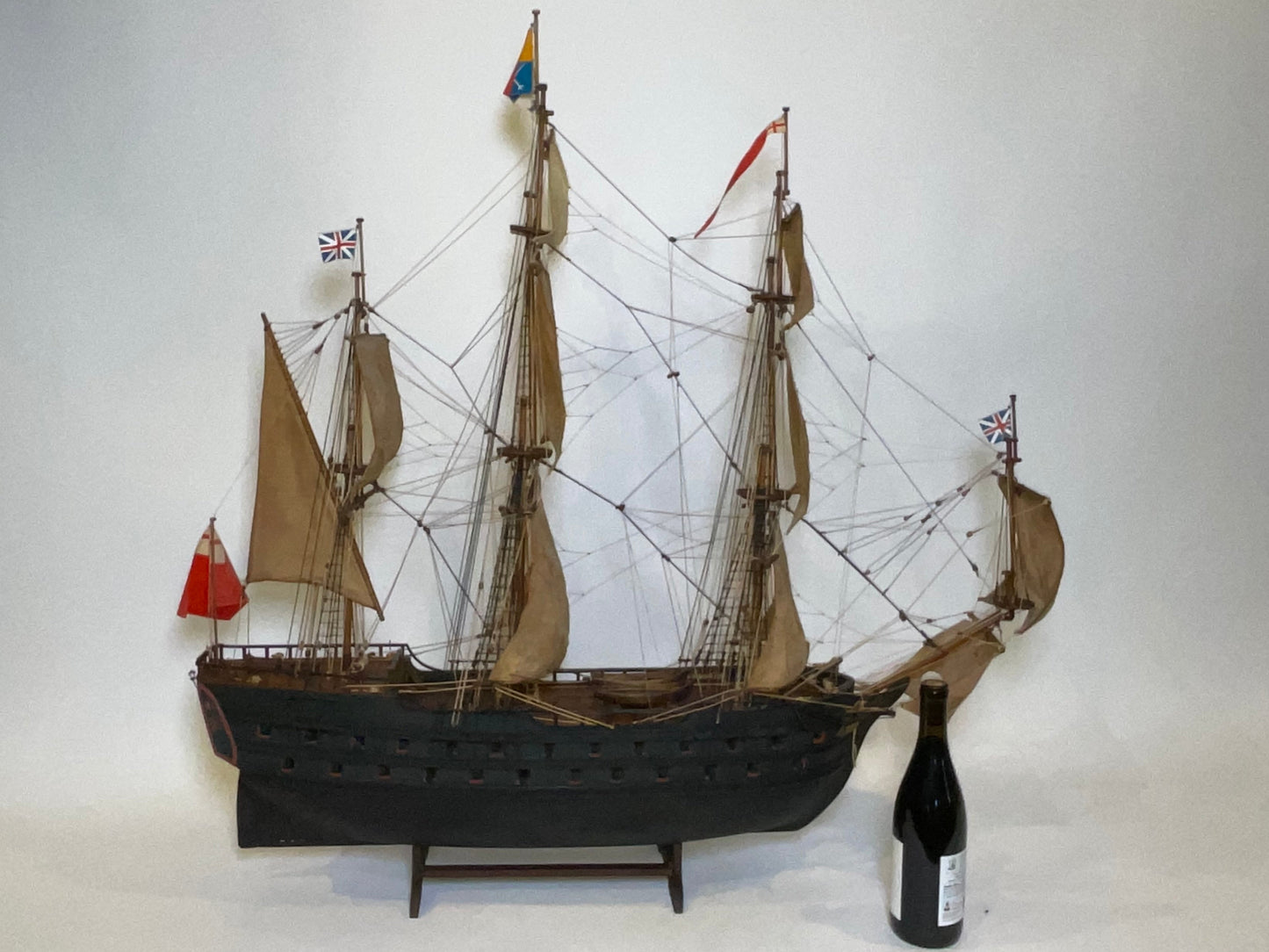 Scale Ship Model of an English Frigate