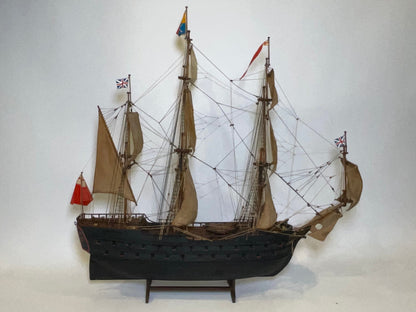 Scale Ship Model of an English Frigate