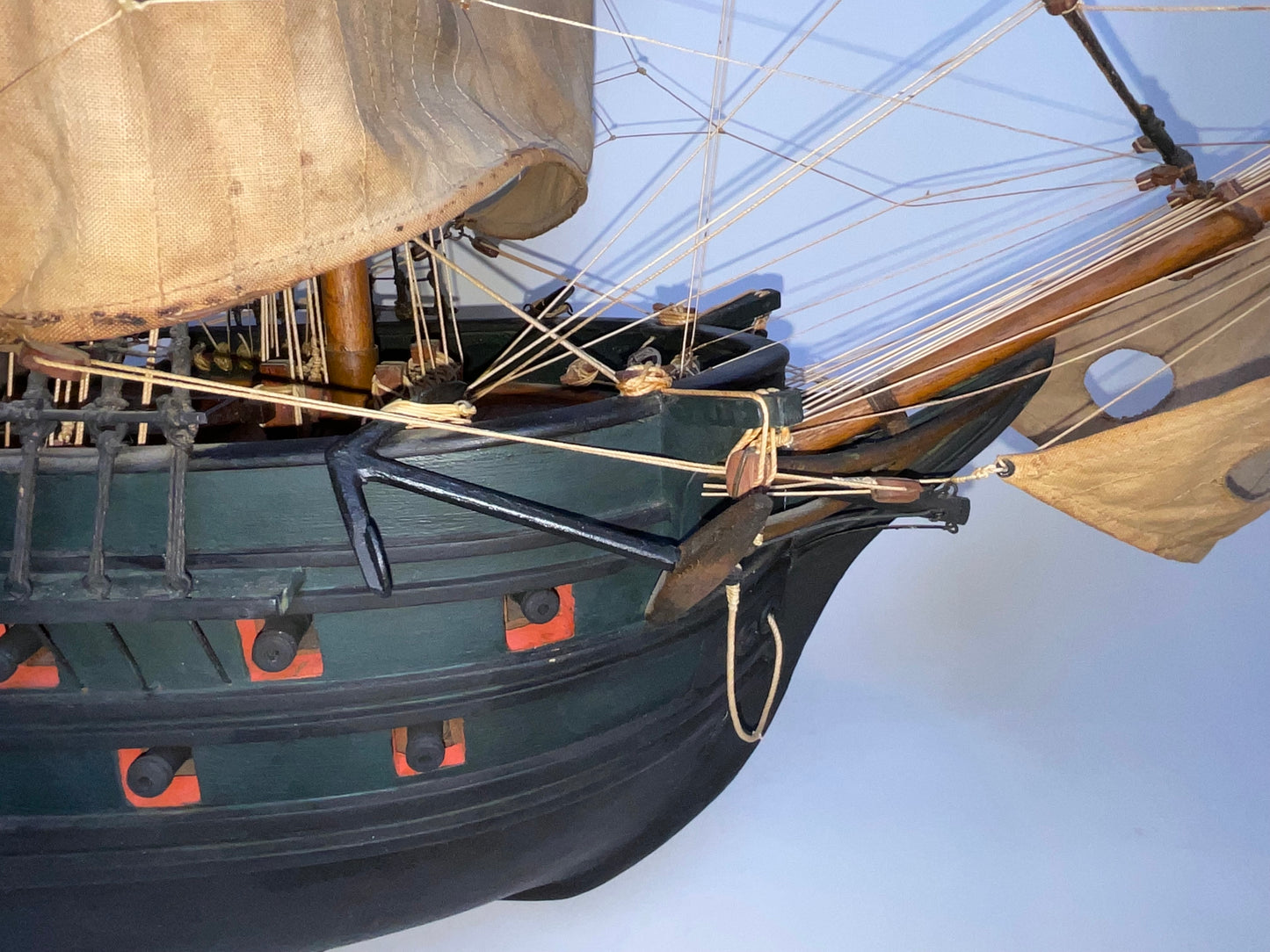 Scale Ship Model of an English Frigate