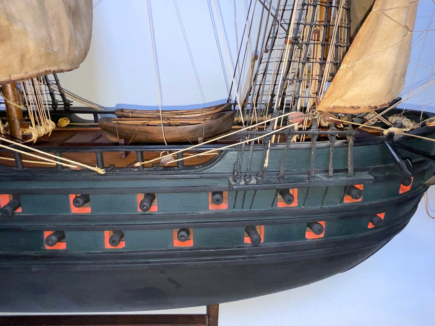 Scale Ship Model of an English Frigate