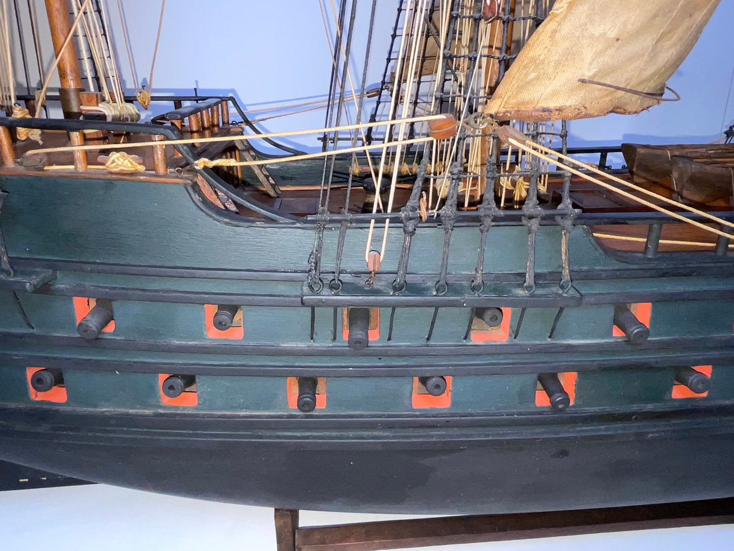 Scale Ship Model of an English Frigate