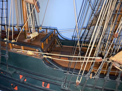 Scale Ship Model of an English Frigate