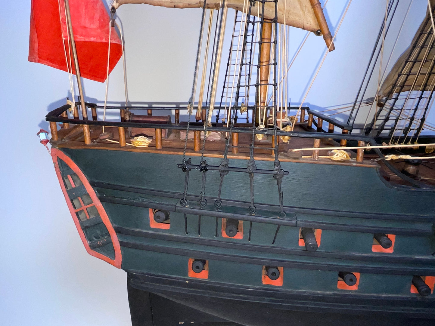 Scale Ship Model of an English Frigate