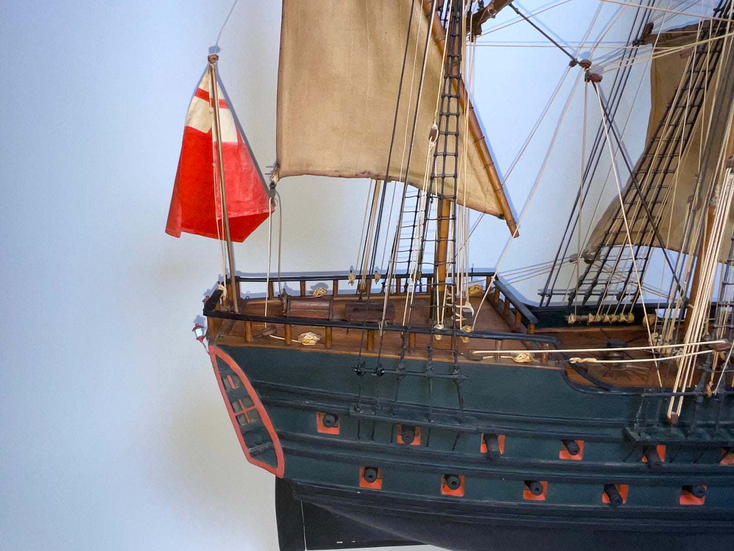 Scale Ship Model of an English Frigate