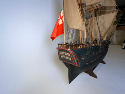 Scale Ship Model of an English Frigate