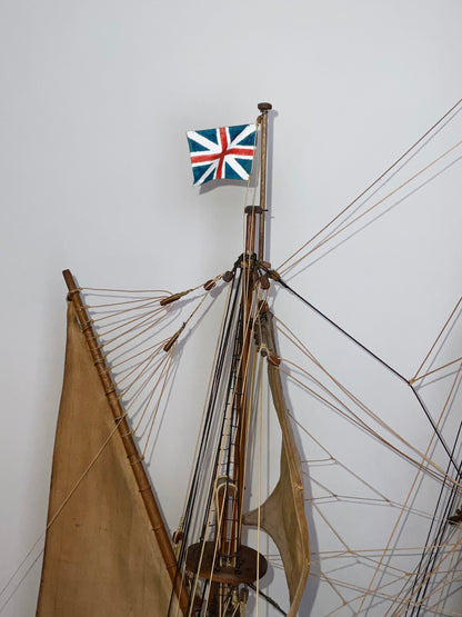 Scale Ship Model of an English Frigate