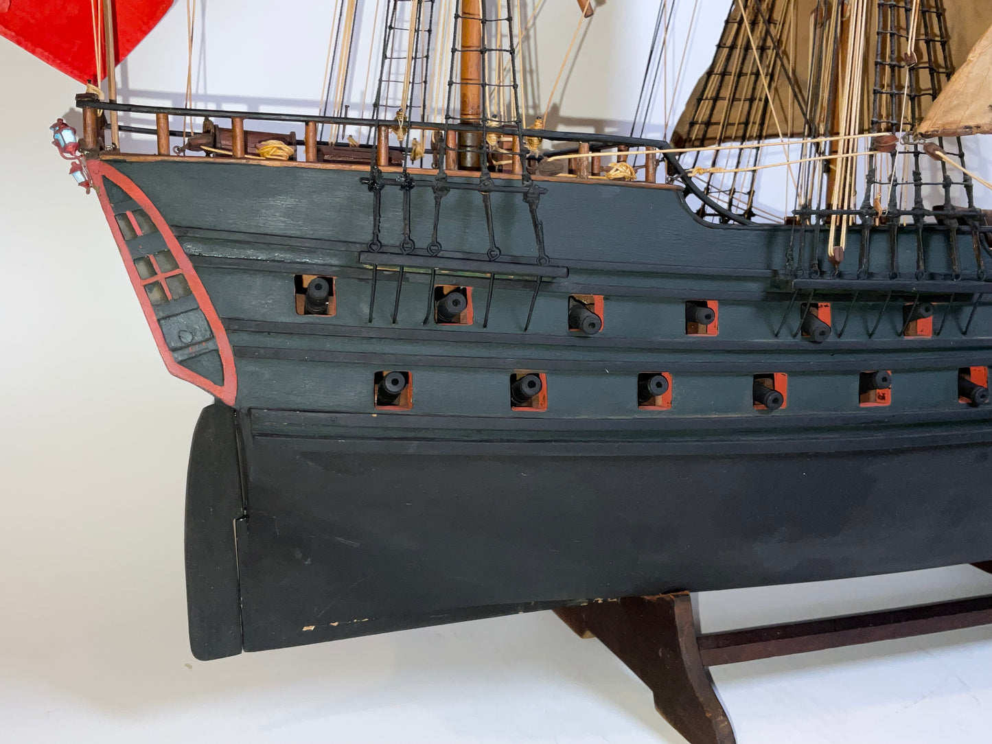 Scale Ship Model of an English Frigate