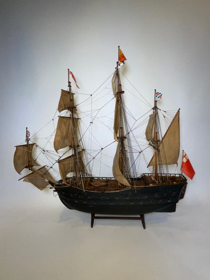 Scale Ship Model of an English Frigate