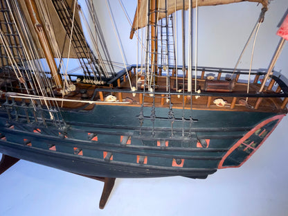 Scale Ship Model of an English Frigate